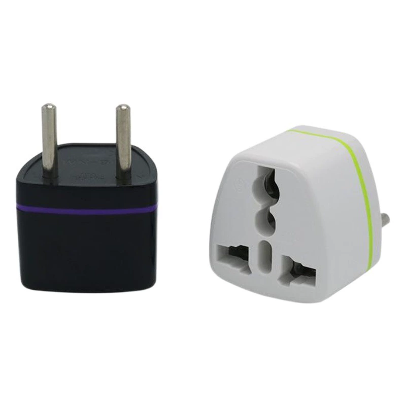 Переходная вилка из чистой меди для глобальных путешествий, британский стандарт, американский стандарт в европейский стандарт в австралийский стандарт в немецкий стандарт, адаптер питания европейского стандарта