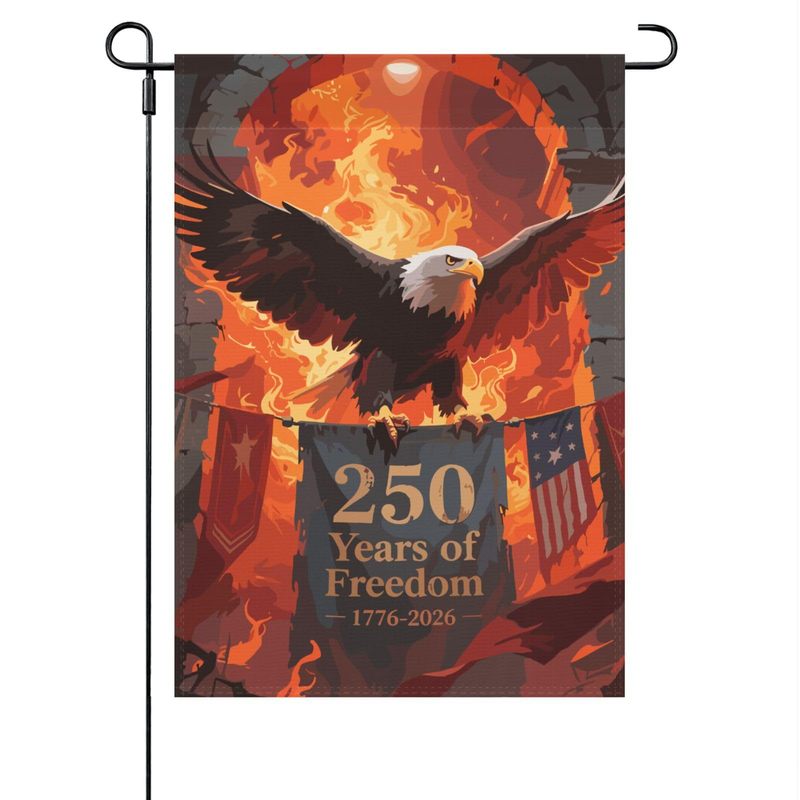 跨境热卖美国250周年花园旗纪念旗帜庭院装饰250 Years America|undefined
