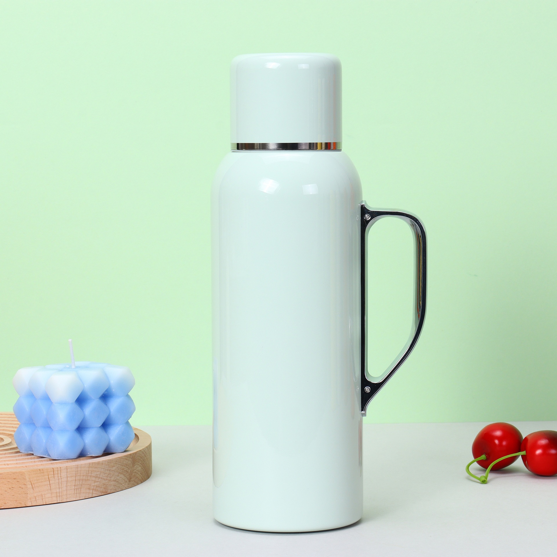 Grado materno-infantil 316 acero inoxidable termocalentador de temperatura mecánica inteligente hervir tetera de té portable separación de té taza de agua portátil