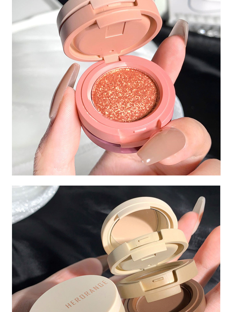 Geometry Pattern Fashion Light Wind Floating Glittering Color Eye Shadow Plate