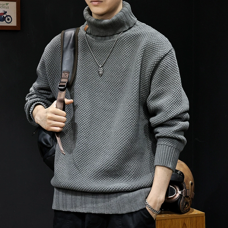 Demi-season sweater, knitted jacket, oversize