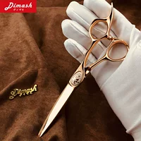Парикмахерские ножницы Dimaxi из розового золота, профессиональные ножницы для стрижки волос, универсальные ножницы для стрижки зубов, специальные филировочные ножницы