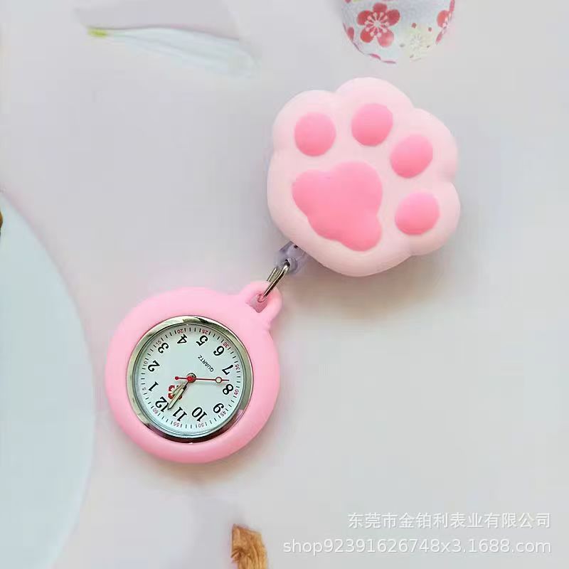 Pink cat paw