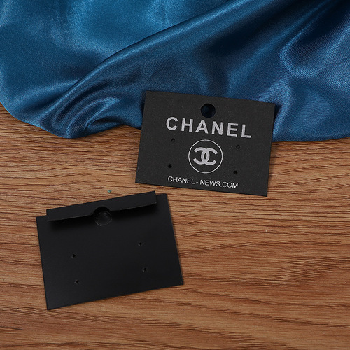 PVC sticker gold-plated earring display, earring stand jewelry display card wholesale large quantity discount