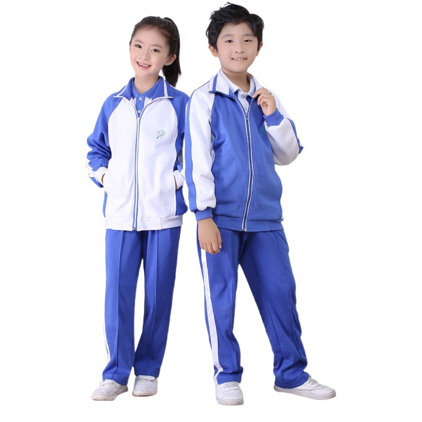 Shenzhen School Uniform Primary School Students Winter Jacket Fleece-Lined Thickeneded Outwear Vest Winter Pants Summer Air-Conditioned Outwear