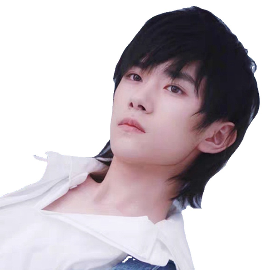 Male Short Hair Extension Piece, Invisible and Natural-Looking, One-Piece Hair Patch, Wholesale from Manufacturer