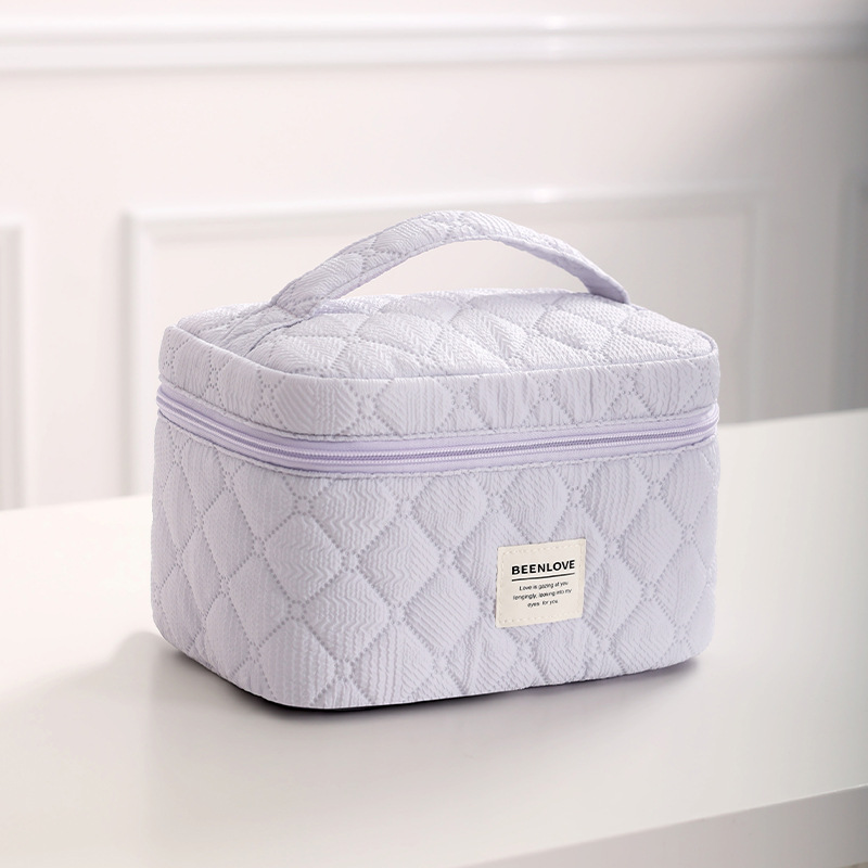 Bolsa de cosméticos portátil, viaje de negocios, gran capacidad, diseño premium al por mayor