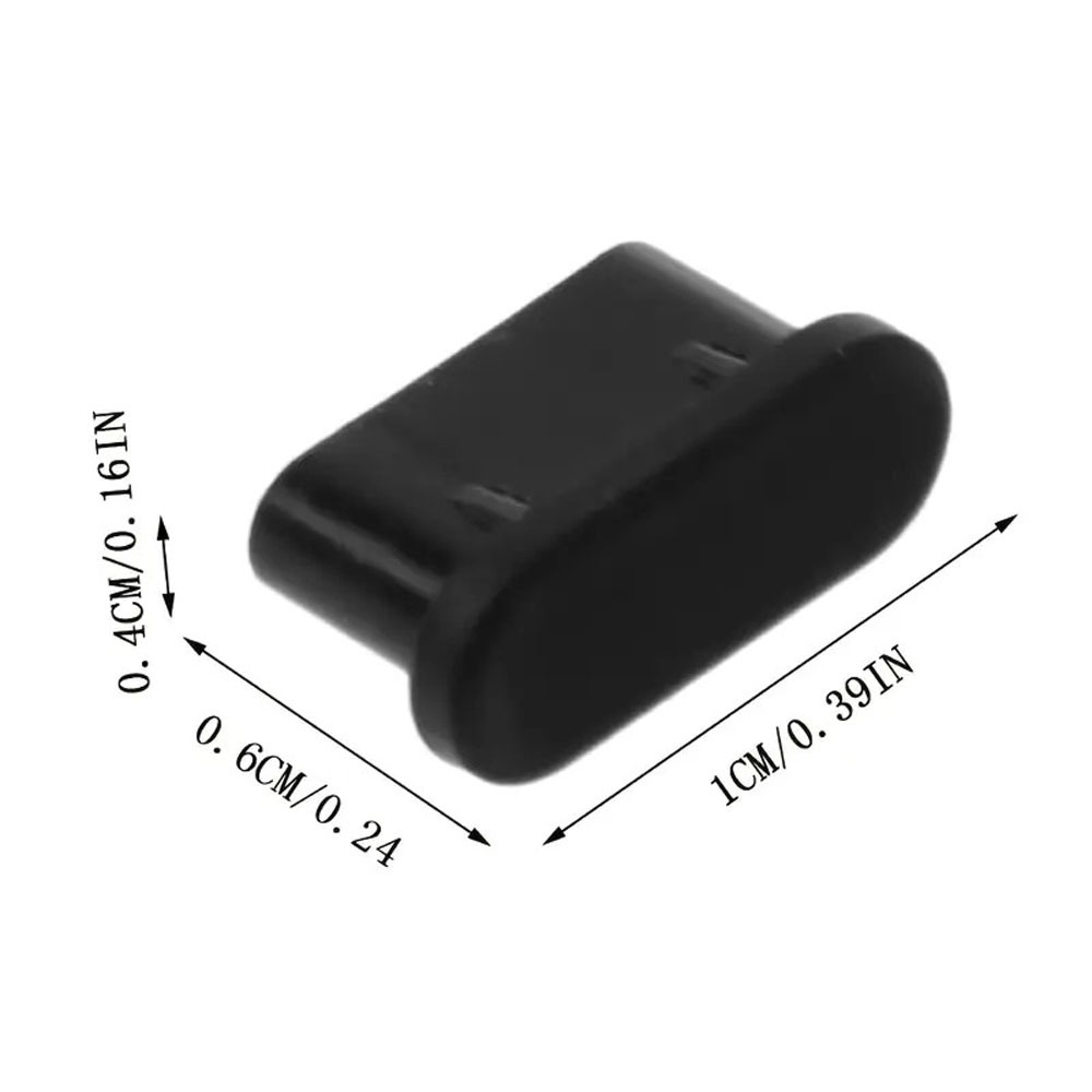 7'si 1 arada toz geçirmez set Tip-C veri portu USB toz geçirmez fiş cep telefonu şarj portu silikon toz geçirmez fiş fırça ile