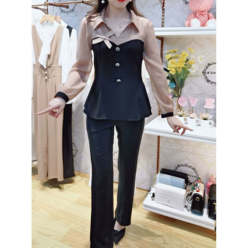 Осенний модный лонг-сейл (long-sleeve) набор, комбинезон, overall