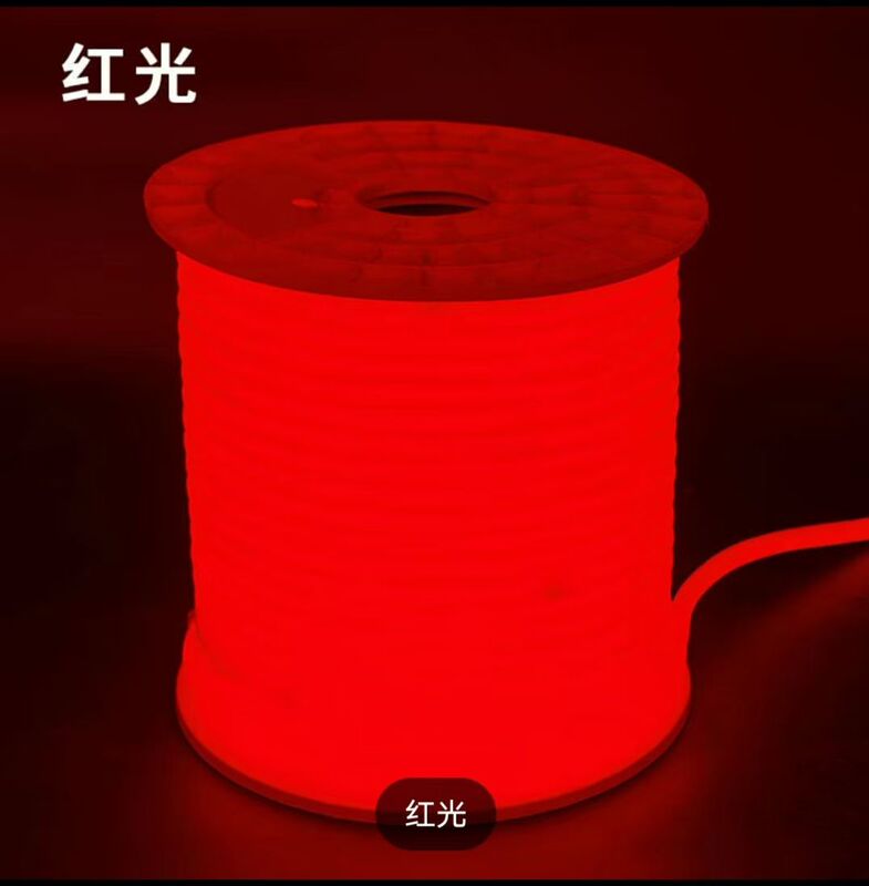 LED フレキシブルライトストリップ 220v360 度ラウンド発光屋外防水照明装飾広告看板ネオンライトストリップ|undefined