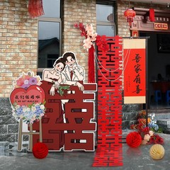 田舎の庭の装飾ドア漫画のハッピーワードウェルカムサイン結婚式のアレンジメント結婚式 kt ボード誘導サイン