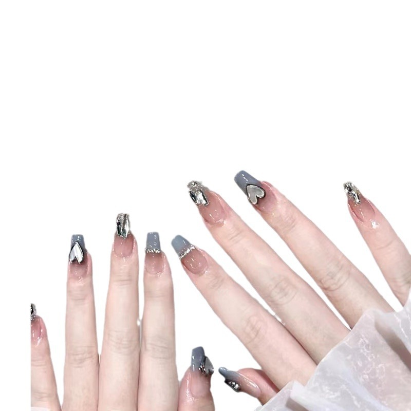 Spring and Summer Wear Armor 2023 New Arm Nail Patch ins Style Advanced Sense False Nail Patch Bride Armor