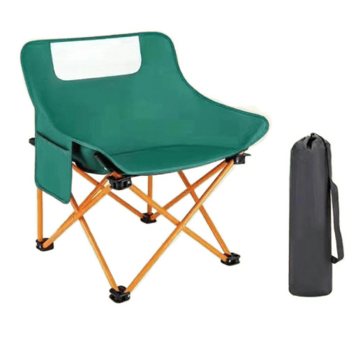Moon Chair Outdoor Portable High Back Chair Camping Fishing Folding Chair Home Use High Style Business Race
