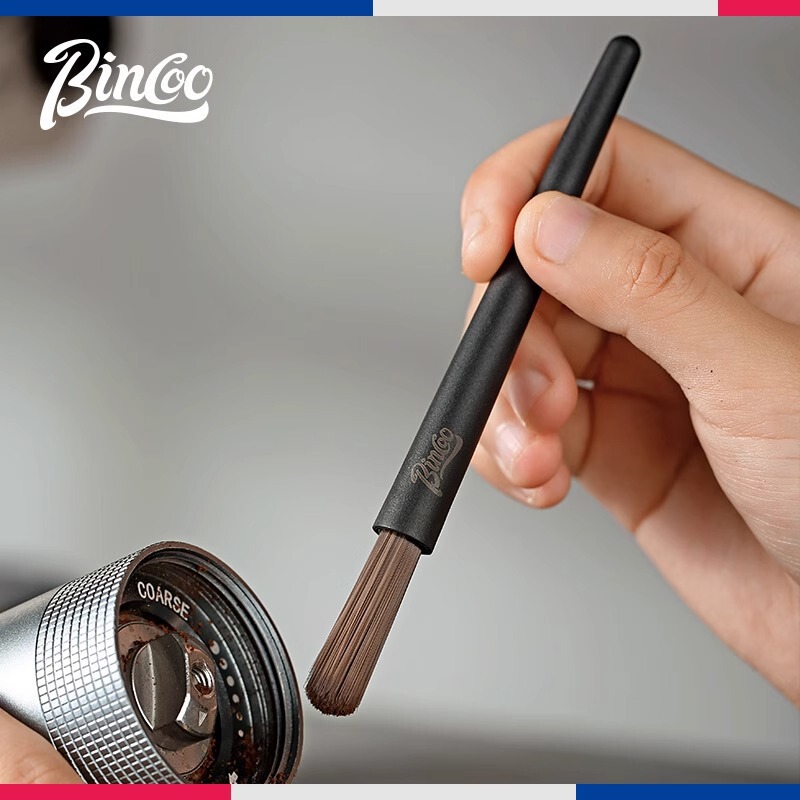 Bincoo Grinder Cleaning Brush Coffee Machine Brush Sweep Paint Coffee Powder Cleaning Brush Coffee Accessories Small Brush