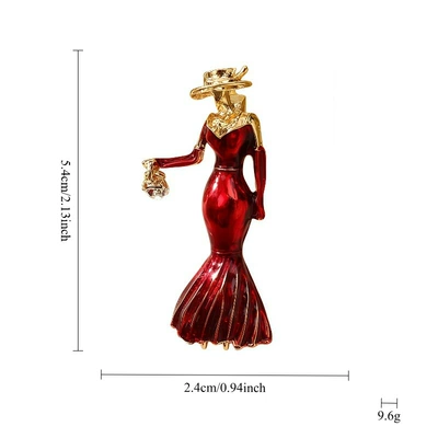 Design Brooch Ornament, Yaxa sancaqları