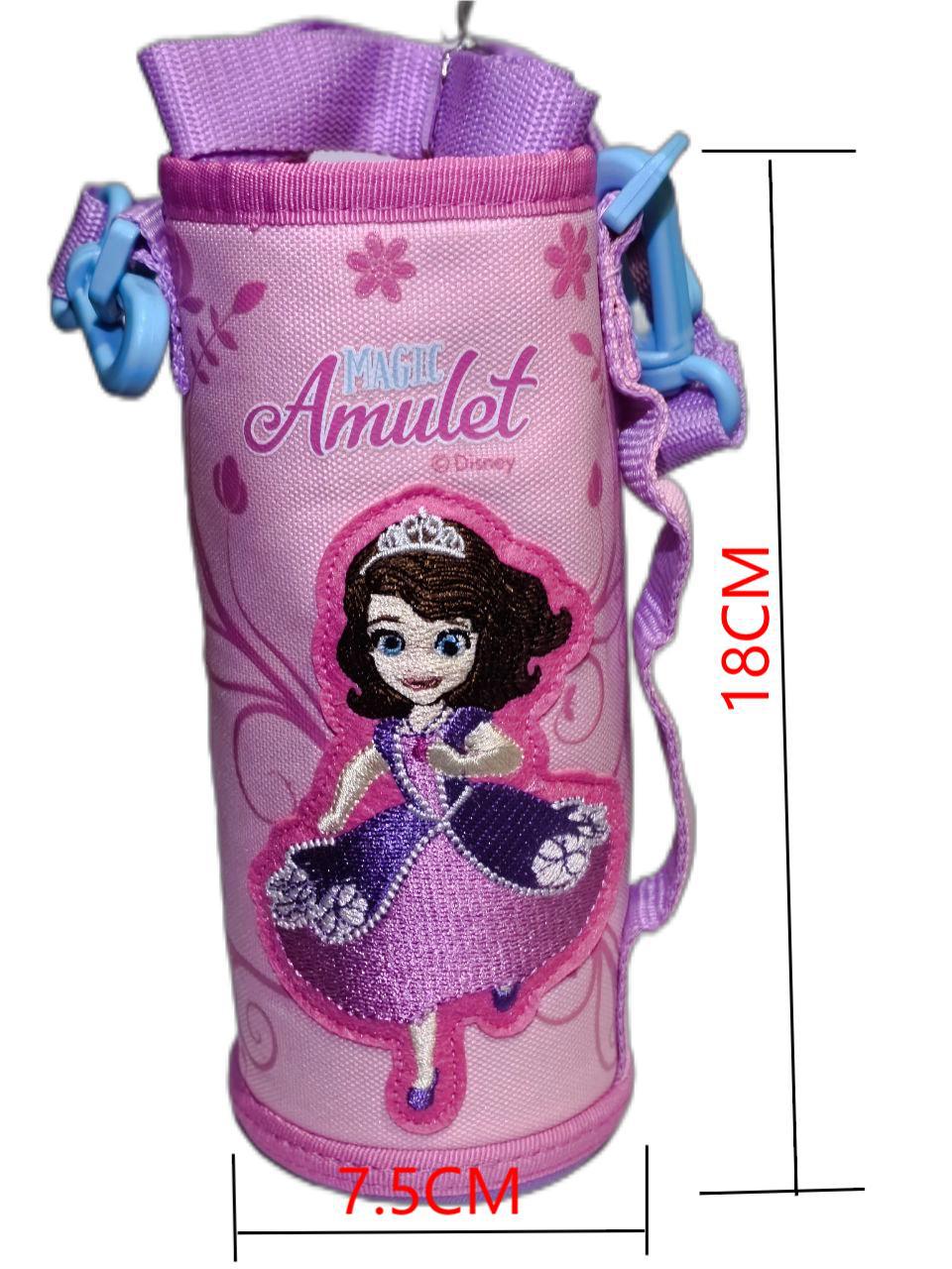 Cartoon genuine glass, children's bag strap, protective case, with embroidery