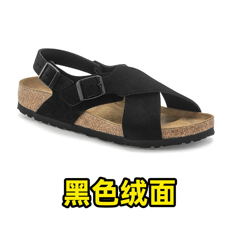 Summer shoes, sandals platform, genuine leather