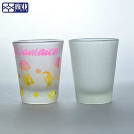 蒙砂白酒杯玻璃烈酒杯 大量供应1032A个性小酒杯 2安杯可印刷LOGO