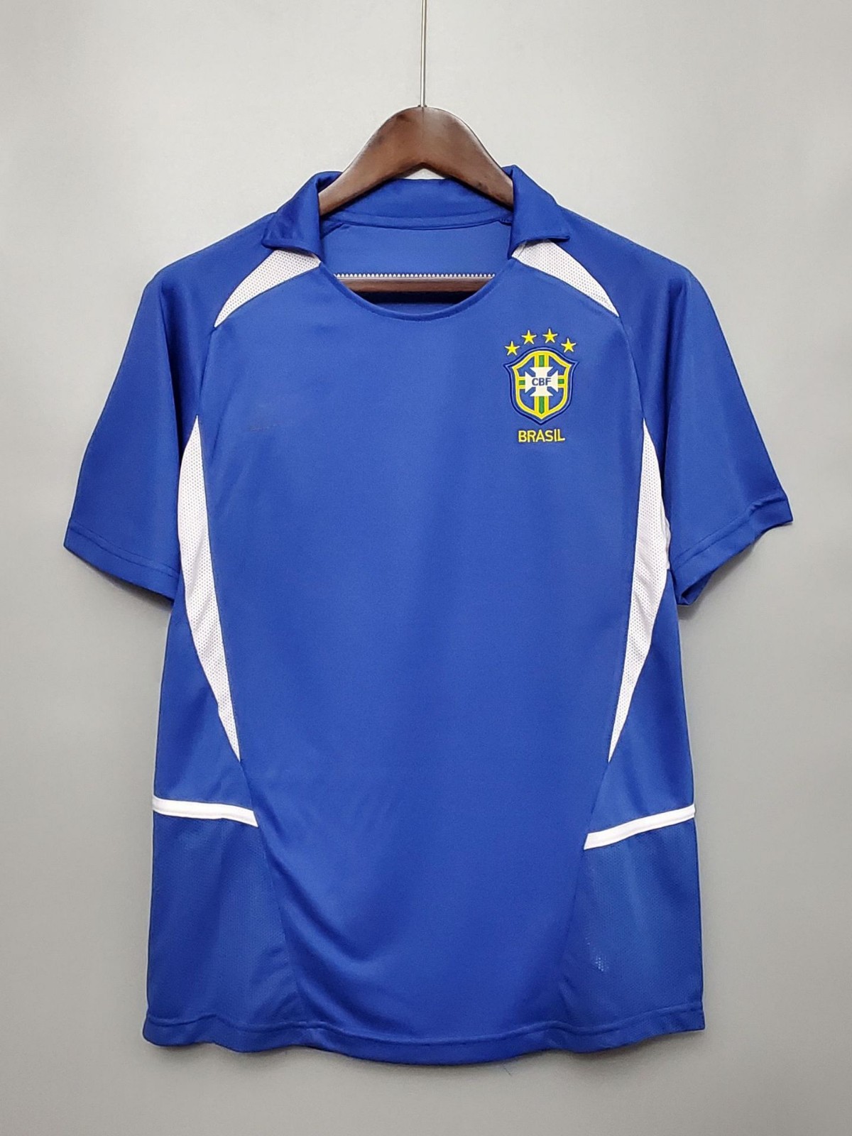 Camiseta de fútbol tailandesa retro Selección nacional Brasil Francia Argentina Portugal Camiseta de manga corta al por mayor Número de impresión