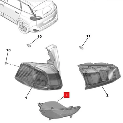 Reflector Lamp Yl00561880 Yl0056178, Fog lamp