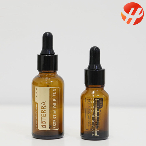 Essential oil bottle 10-50ml light-proof glass bottle replaceable cap spray bottle portable sample bottle brown dropper bottle