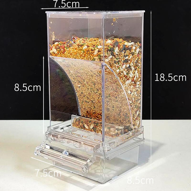 オウム、ミカゲ、トラミカゲ、牡丹、コガラシインコなどの小鳥用の自動給餌器、餌箱、こぼれ防止装置|undefined