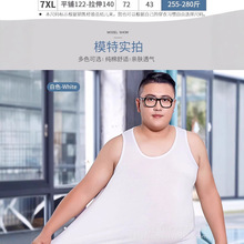 加肥加大中老年背心男纯棉宽松大码老人爸爸汗衫夏季老头衫批发特