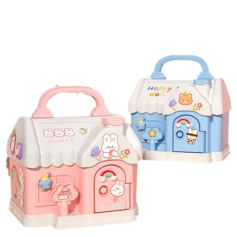 돼지 저금통 장난감 소녀 65 어린이 2024 7 새로운 9 남자 8 12 세 어린이 3 세 10 생일 선물 그물 가방