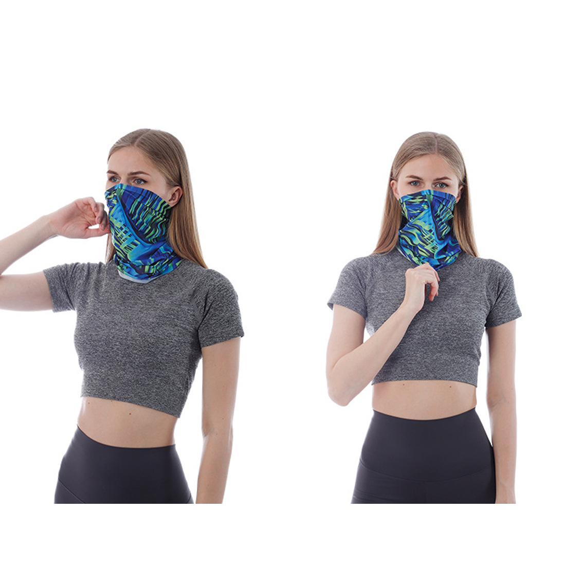 牛奶丝防UV户外魔术头巾防紫外线巾防晒围脖骑行吸汗速干脖套面罩