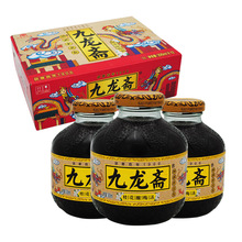 九龙斋 老北京桂花酸梅汤乌梅汁300ml*12瓶 玻璃瓶装