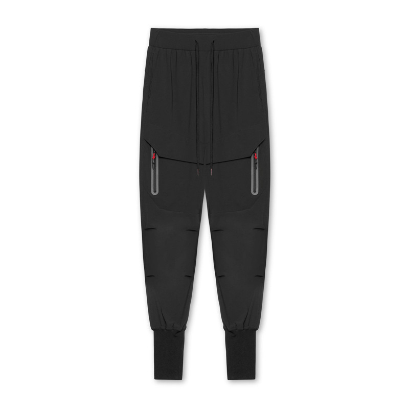 Pantalones deportivos casuales de corte ajustado para hombre, talla europea, para fitness, correr y entrenamiento.