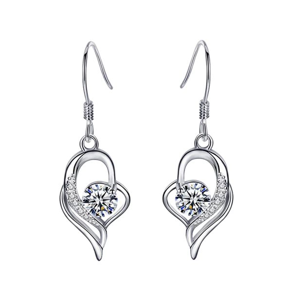 Platinum earrings