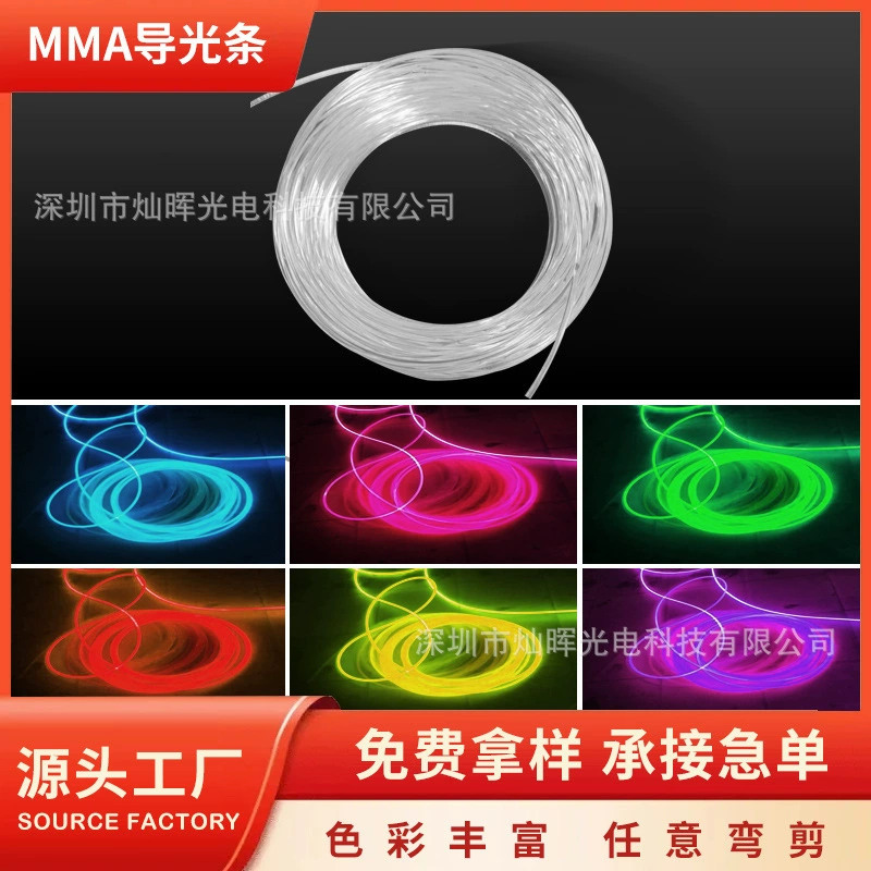 Трансграничные горячие продажи EL люминесция EL маска холодного света 1 м 2 м 3 м 5 м холодный свет светильник