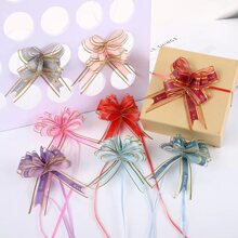 拉花30告白字母手拉花气氛布置彩带礼品包装拉花丝带浪漫云朵