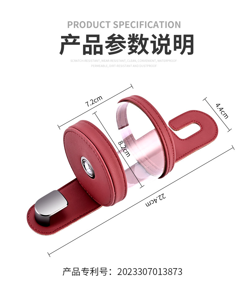Cross-border car seat back storage box hanging bag multifunctional storage box car seat back storage box water cup holder