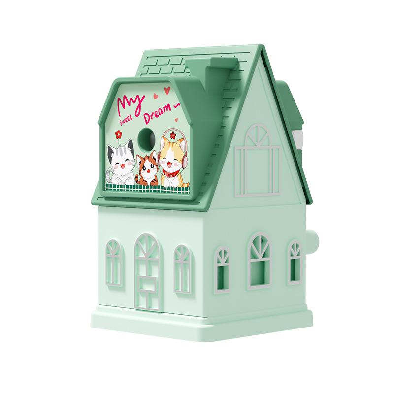 Gezhi Happy 7901 Cute Pet Cottage Snipper Fashion Creative Sacapuntas Sacapuntas de plomo de color