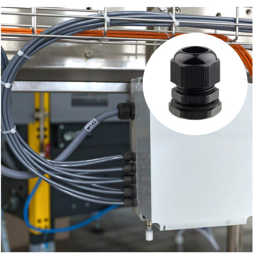 PG7 nylon plastic cable waterproof connector with gasket PG9 gland pull-on JIAF brand connector