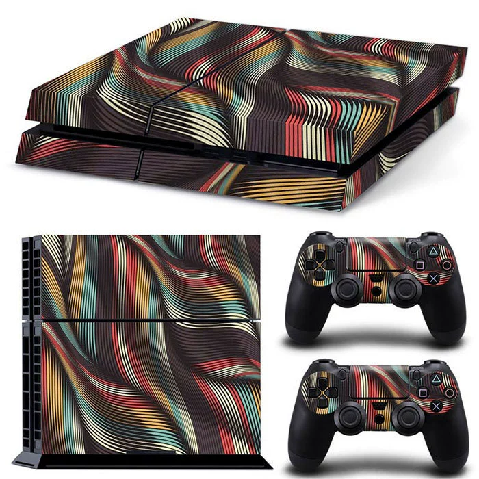 Скины‑наклейки для PS4 — модные мультяшные и стильные дизайны, матовый винил против царапин