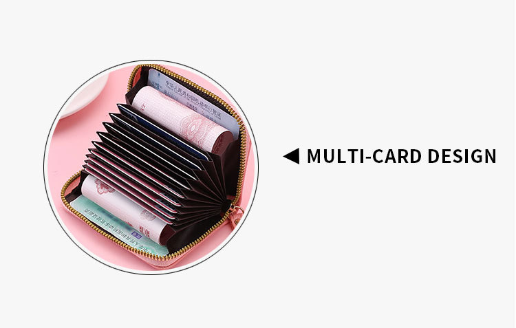 45g Weight Synthetic Leather Lining Material Zipper Closure Type Card Holder Bags Type Daily Occasion Pu Leather Material Solid Color Pattern All Seasons Season Unisex Gender Casual, Sweet Style Square Shape Unisex Solid Color Pu Leather Zipper Card Holders 18