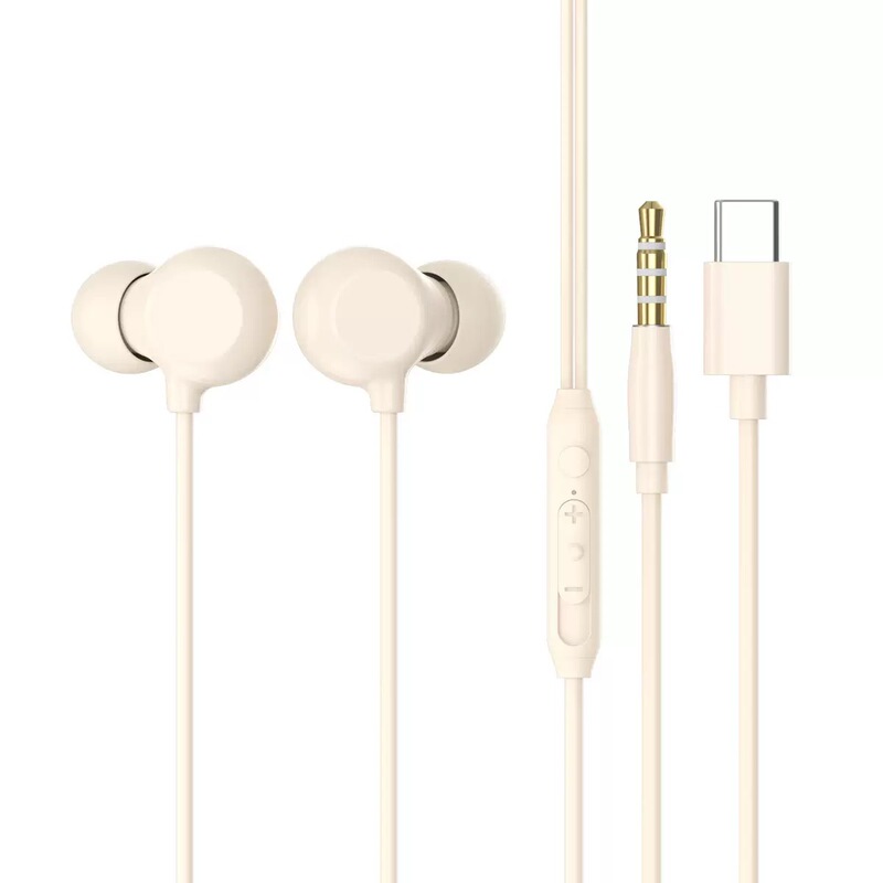 高品質で超クリアなヘッドフォン、OPPO Xiaomi Huaweiに適した有線スリープインイヤータイプCインターフェイス丸穴|undefined