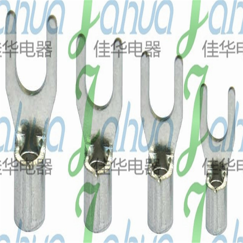 SNB5.5-8 冷压裸端头 U型端子 叉形接线鼻子 黄铜