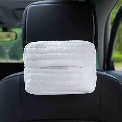 Car Seat Back-Mounted Tissue | Car tissue box/set - striped-tissue-box-light-board