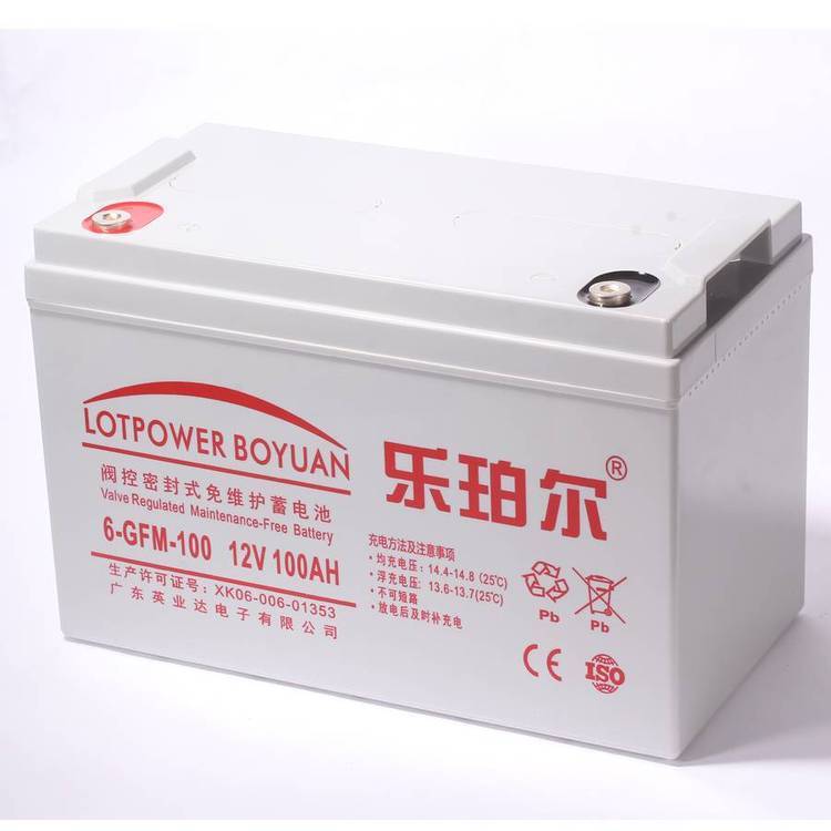 乐珀尔蓄电池6-GFM-100 12V100AH 开关控制 参数规格 参数供应