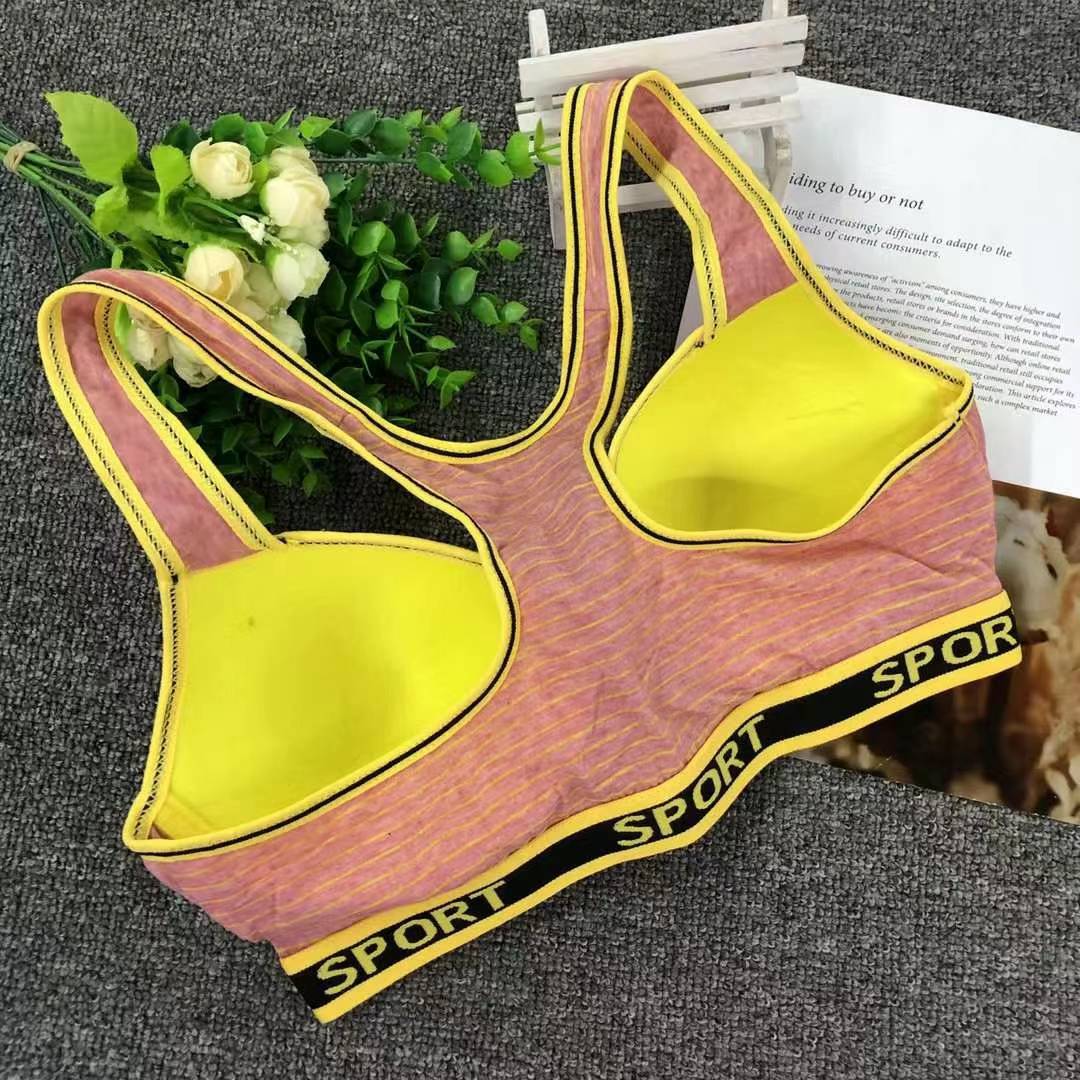 Nuevo chaleco sin costuras de alta elasticidad de alta calidad de dama sin anillo de acero bra de yoga ropa interior deportiva mujer al por mayor