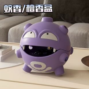 In-Stock Gas Bomb Incense Burner Mosquito Coil Pokémon Cartoon Figurine Trendy Toy Sandalwood Box Toy