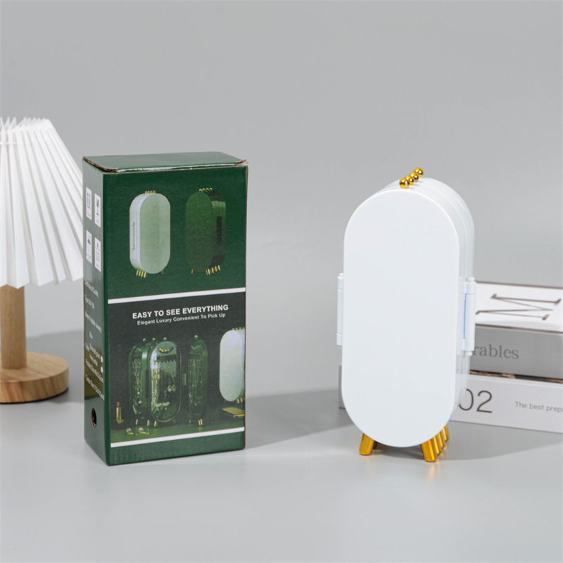 Fabricantes al por mayor caja de almacenamiento de cosméticos viajes pendientes pendientes collar caja de almacenamiento de anillos