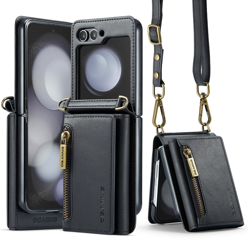 M5 Series Suitable for Samsung Z Flip5 Crossbody Zipper Bag Mobile Phone Leather Case Z Flip7 70% off Card Holder Protective Case M5 Series Suitable for Samsung Z Flip5 Crossbody Zipper Bag Mobile Phone Leather Case Z Flip7 70% off Card Holder Protective Case