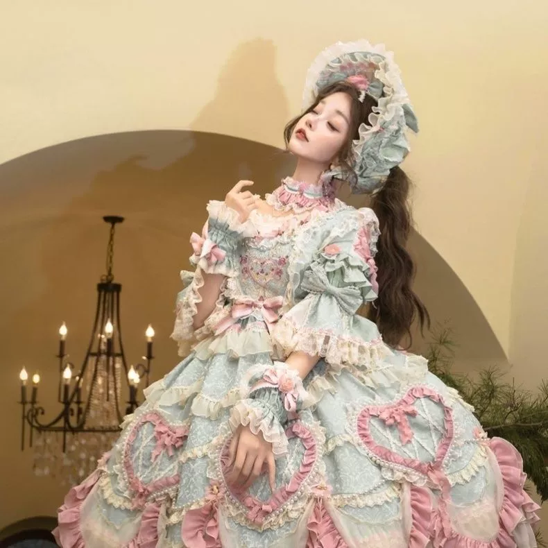Оригинальный дизайн, древний торт, великолепное платье, платье Лолиты, платье Лолиты