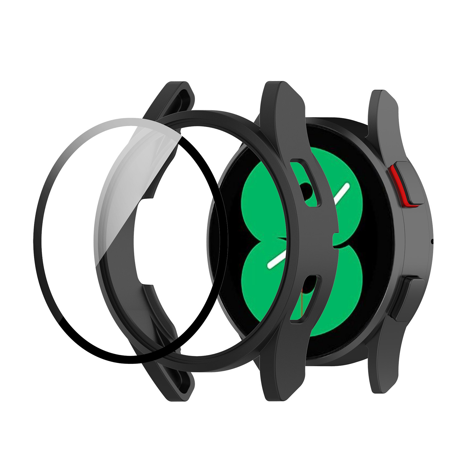Applicable to Samsung galaxy watch FE integrated case R861 watch tempered film protective case undefined