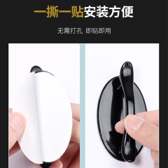 櫃門抽屜免打孔拉手衣櫃玻璃門輔助粘貼把手推拉移門門窗小拉手